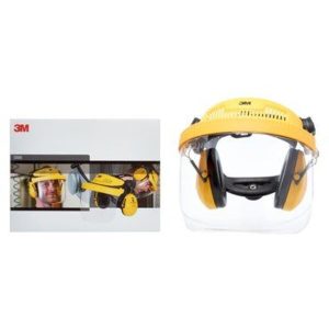 G500 COMBINACIÓN INDUSTRIAL: ARNÉS G500-GU, PANTALLA 5F-11 Y OREJERAS OPTIME I (P3E) AMARILLO