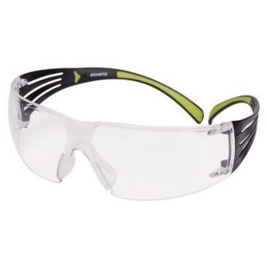 SECUREFIT™ GAFAS DE SEGURIDAD, MONTURA NEGRO/VERDE, ANTIRRAYADURAS, LENTE DE ESPEJO PARA INTERIOR/EXTERIOR, SF410AS-EU