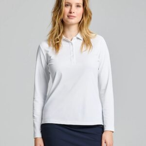 WOMAN TECH PIQUE POLO LONG SLEEVE SLAM