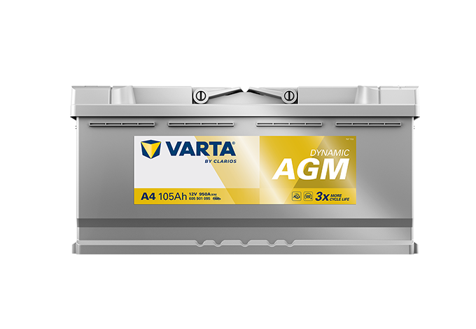 BATERIA VARTA DYNAMIC AGM A4 105AH 950A - Imagen 3