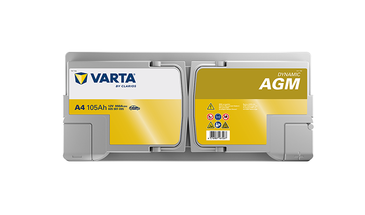 BATERIA VARTA DYNAMIC AGM A4 105AH 950A - Imagen 4