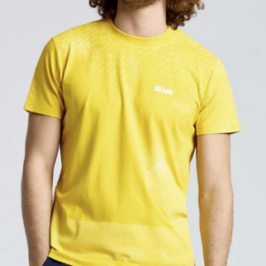 CAMISETA SLAM  CON MAPA DE VIENTO - YELLOW