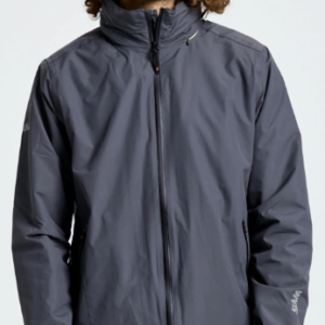 CREW WARM SLAM HOODED JACKET - DARK GREY