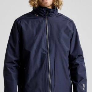 CREW WARM SLAM HOODED JACKET - NAVY