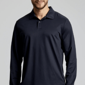 TECH PIQUE POLO LS SLAM - DARK NAVY