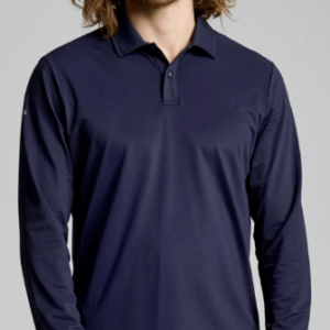 TECH PIQUE POLO LS SLAM - NAVY