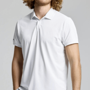 TECH PIQUE POLO SS SLAM  - WHITE
