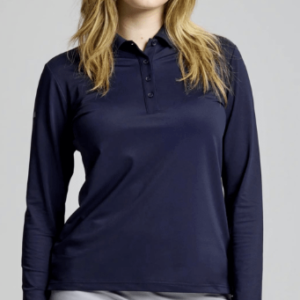 WS TECH PIQUE POLO LS SLAM - NAVY